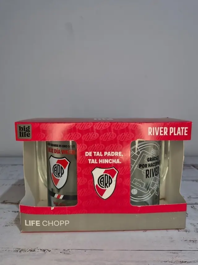 Chop de Vidrio x2 River Plate