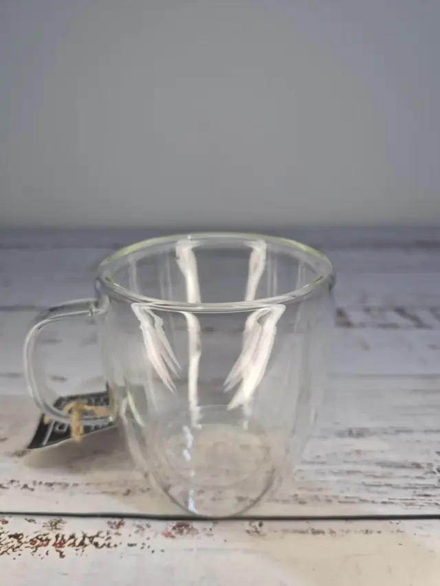 Taza de vidrio doble pared